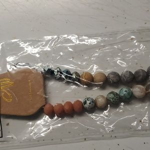 Beaded turquoise necklace